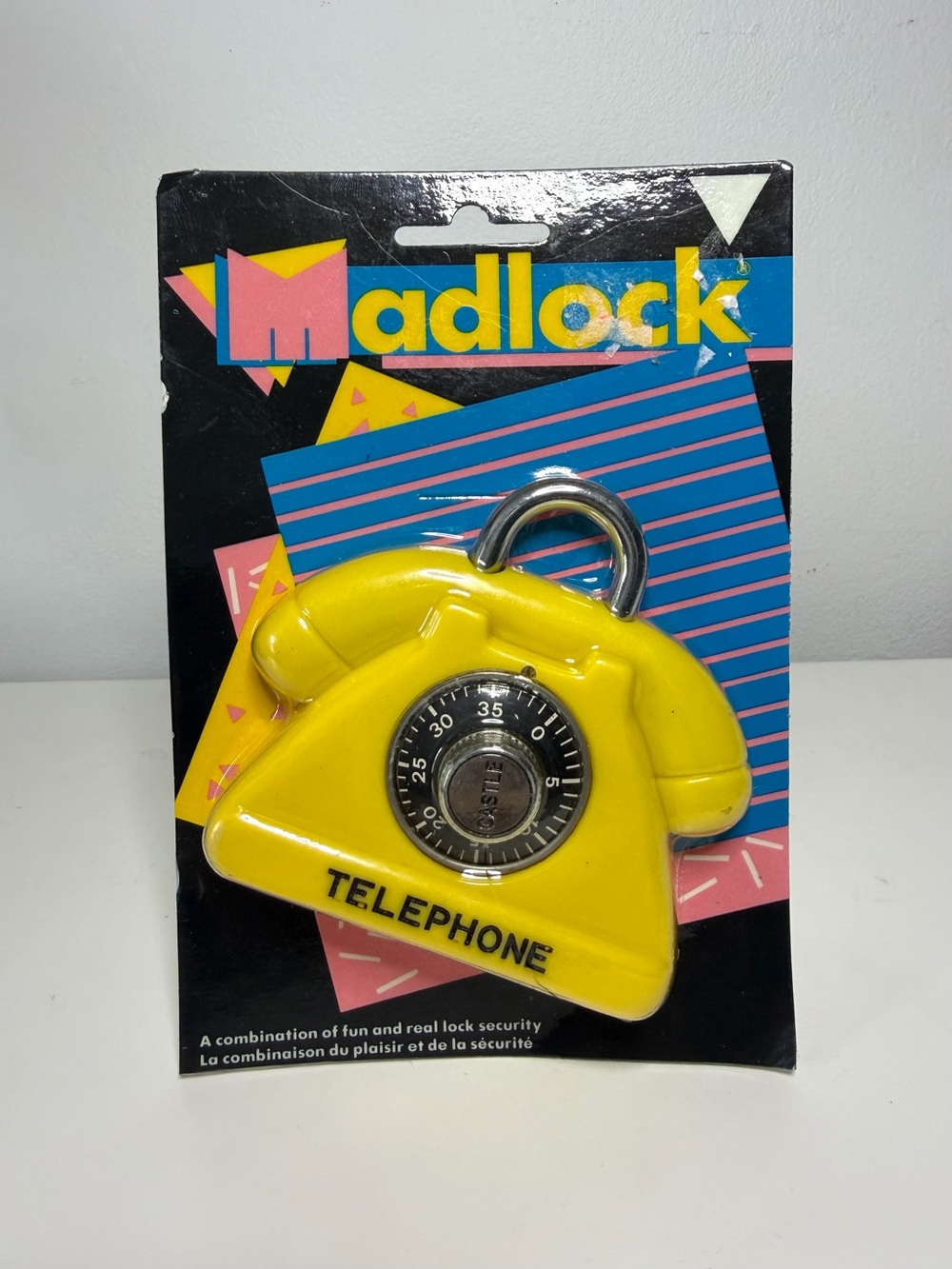 1980s NOS Telephone Combination Padlock • Sealed